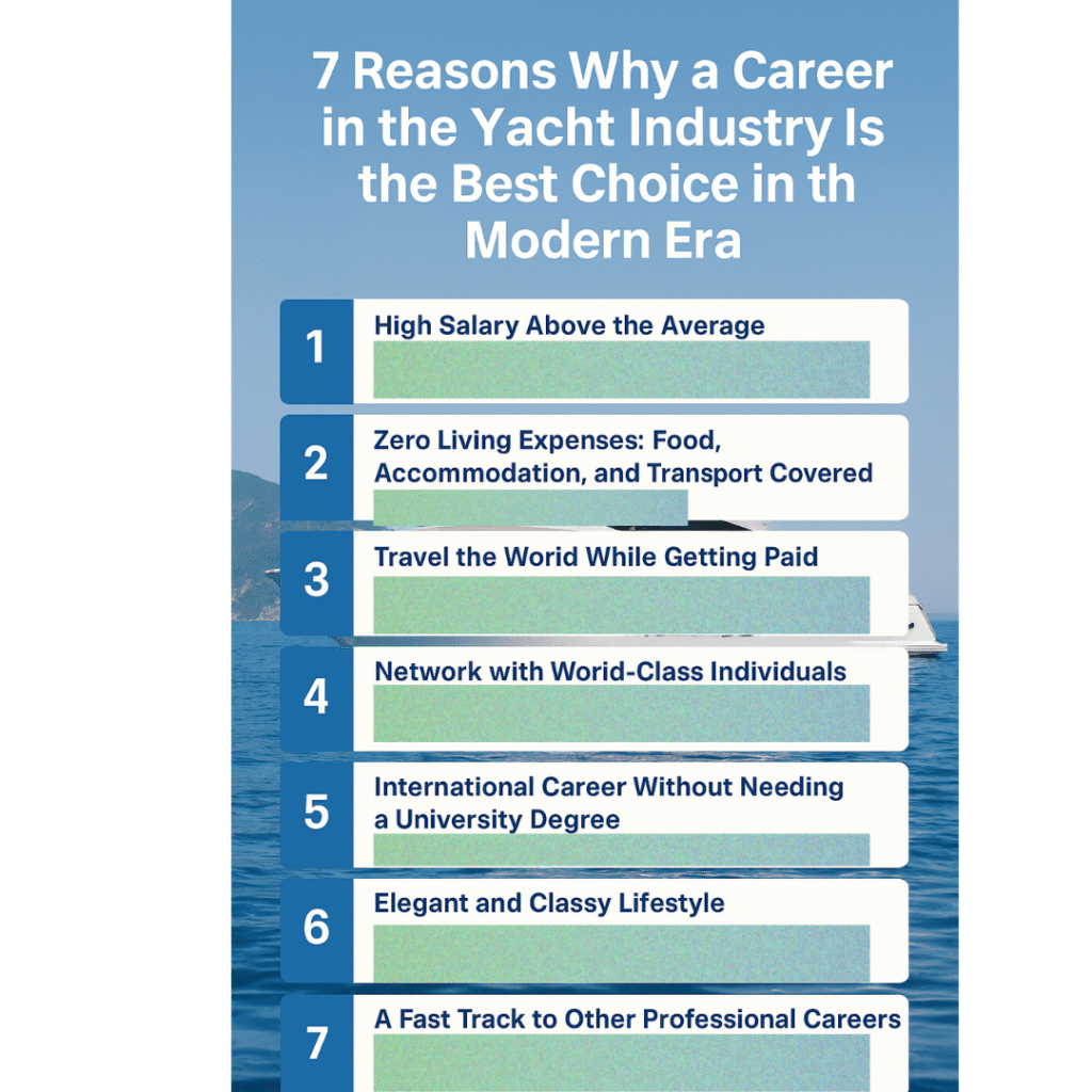 7 Reasons Why a Career in the Yacht Industry Is the Best Choice in the Modern Era-