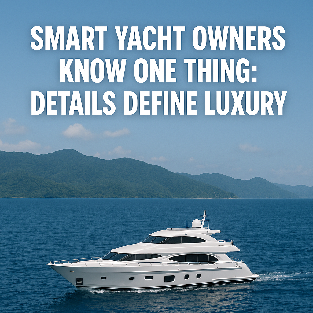 Smart Yacht Owners Know One Thing Details Define Luxury